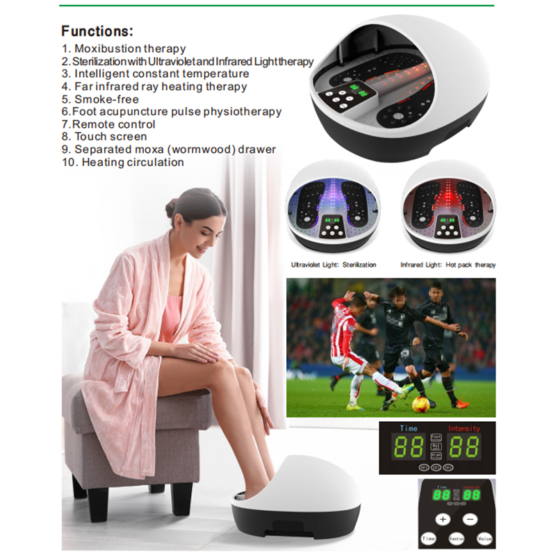 Foot Massage Shiatsu Infrared Heating Electric Heating Foot Stimulation Device For Foot Care And Rehabilitation